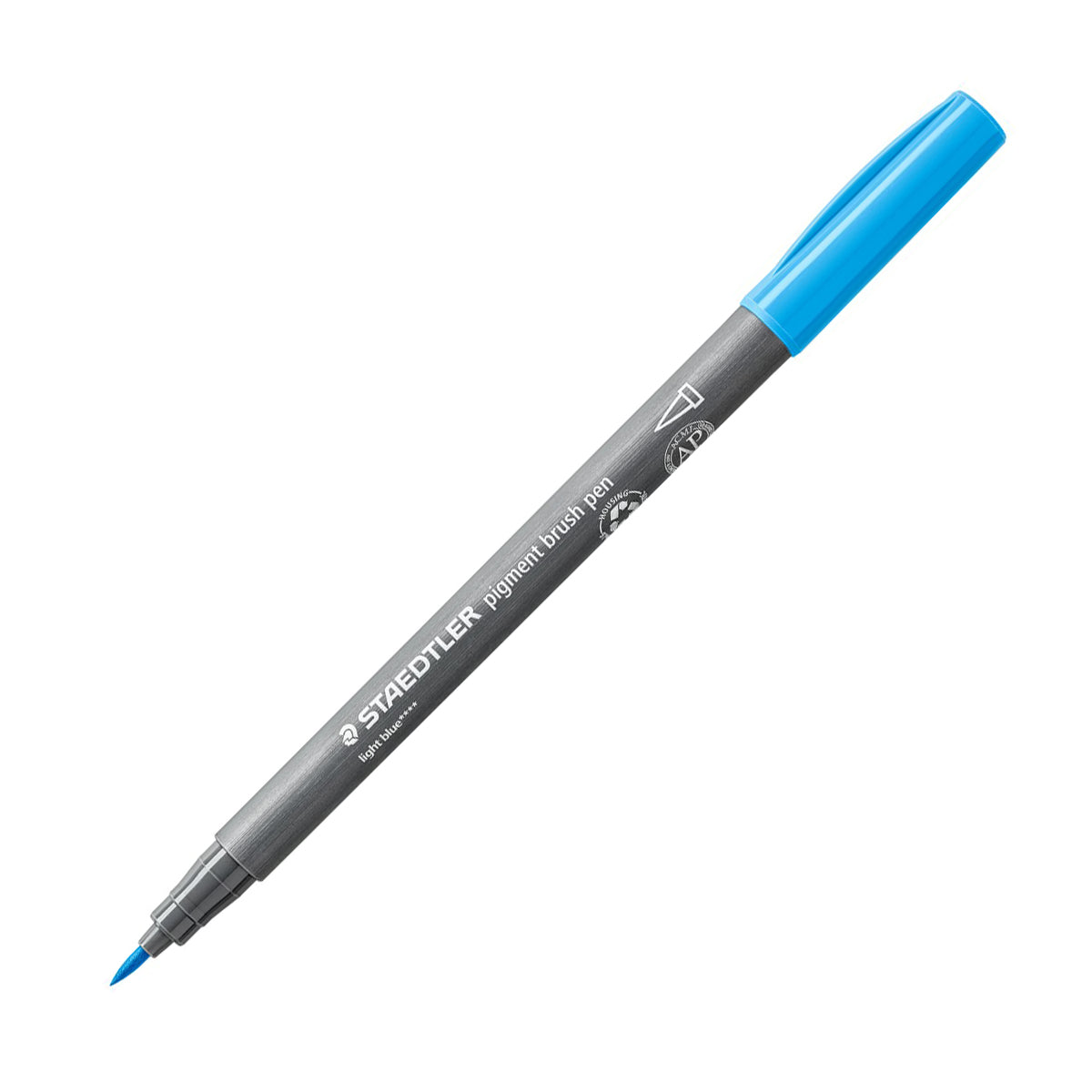 STAEDTLER Pigment Brush Pen Light Blue