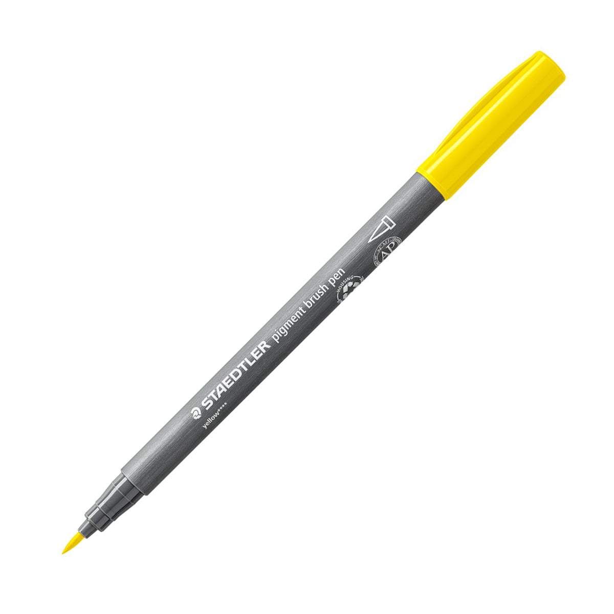 STAEDTLER Pigment Brush Pen Yellow