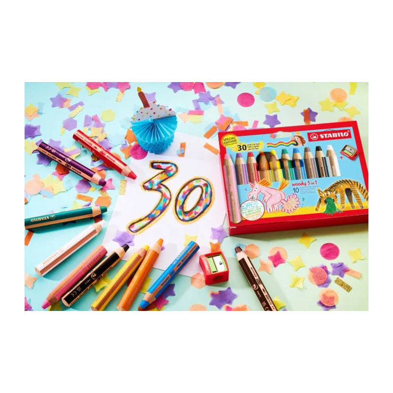 STABILO Woody 3in1 Jumbo Stationery Set