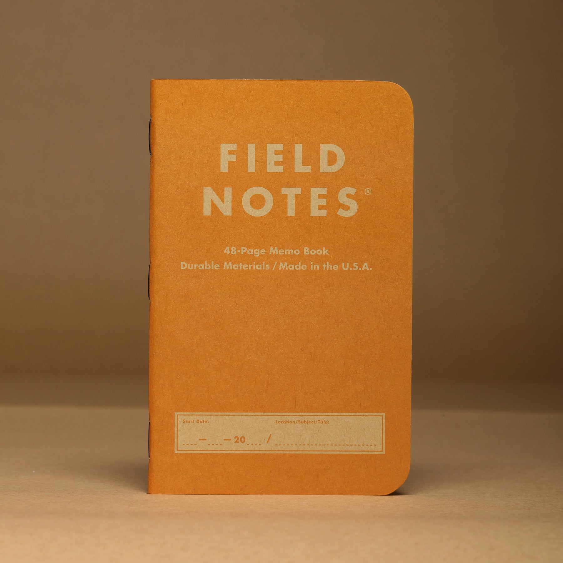 FIELD NOTES Quarterly Edition Kraft Plus Amber 2-Pack Default Title