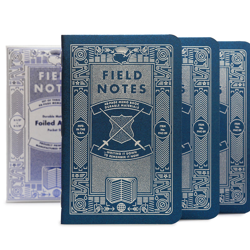 FIELD NOTES Quarterly Edition Foiled Again 3-Pack Default Title