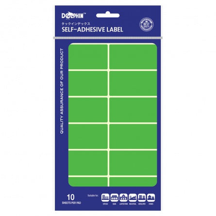 DOLPHIN Self-Adhesive Labels SA3264C Assorted