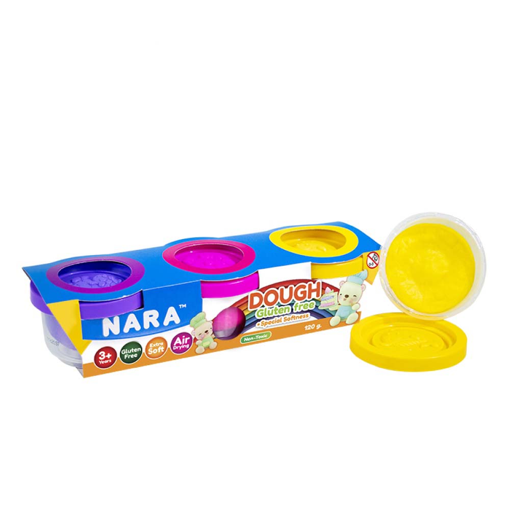 NARA Set of 3 Colours x 3 40g Tubs in Sleeve Box