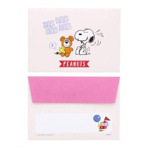 SUN-STAR Mini Letter Set LT 890 Peanuts Vintage Pink