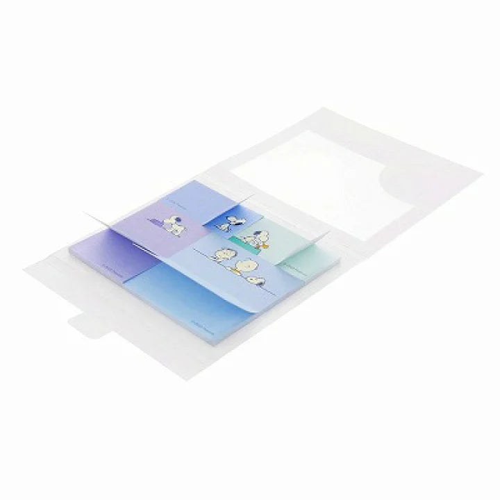 SUN-STAR Sticky Notes SN 283 Peanuts Vintage Blue