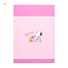 SUN-STAR Clear File FL 213 A4 Peanuts Strawberry Milk