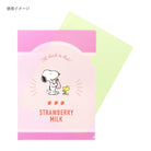 SUN-STAR Clear File FL 213 A4 Peanuts Strawberry Milk