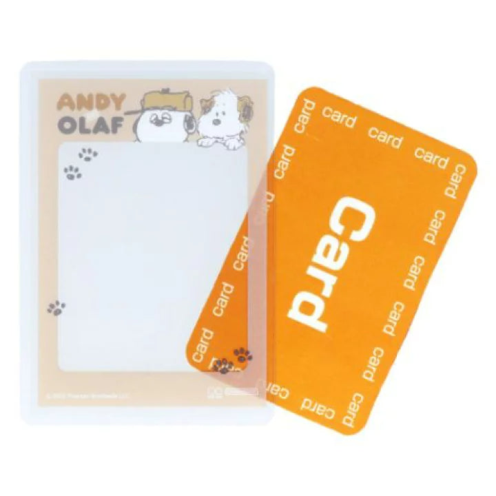 SUN-STAR Mycollection Hard Card Case Peanuts Andy & Olaf