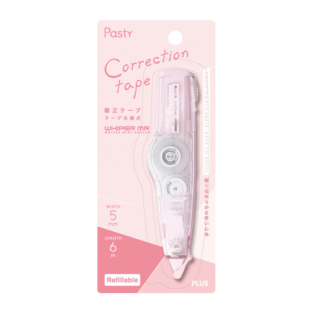 PLUS MR Correction Tape WH 625P 5mmx6M Pasty Pink