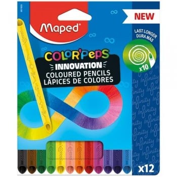 MAPED Color'Peps Infinity Coloring Pencils Set of 12s