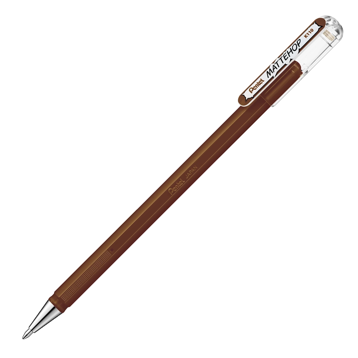 PENTEL Mattehop Gel 1.0mm Brown