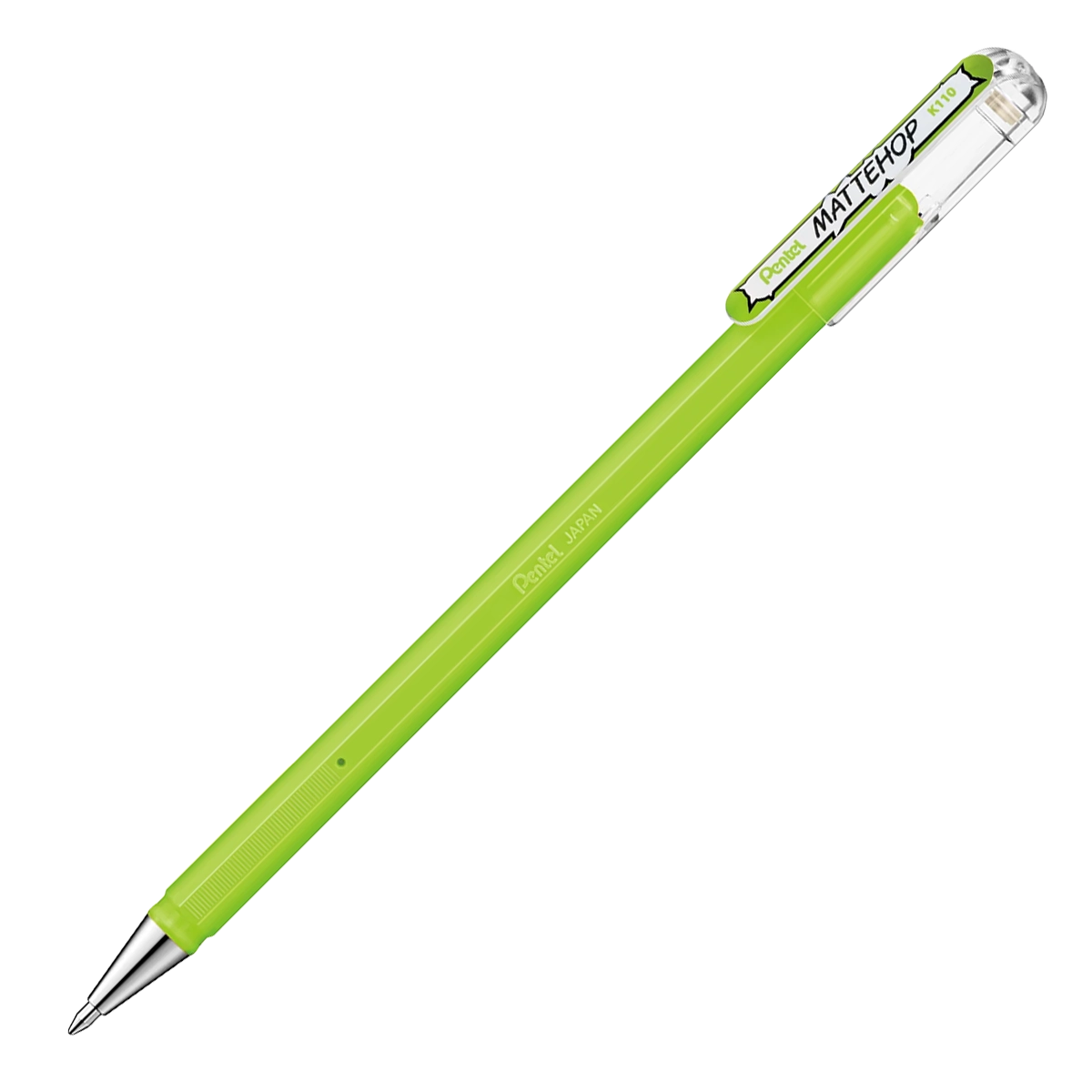 PENTEL Mattehop Gel 1.0mm Yellow Green