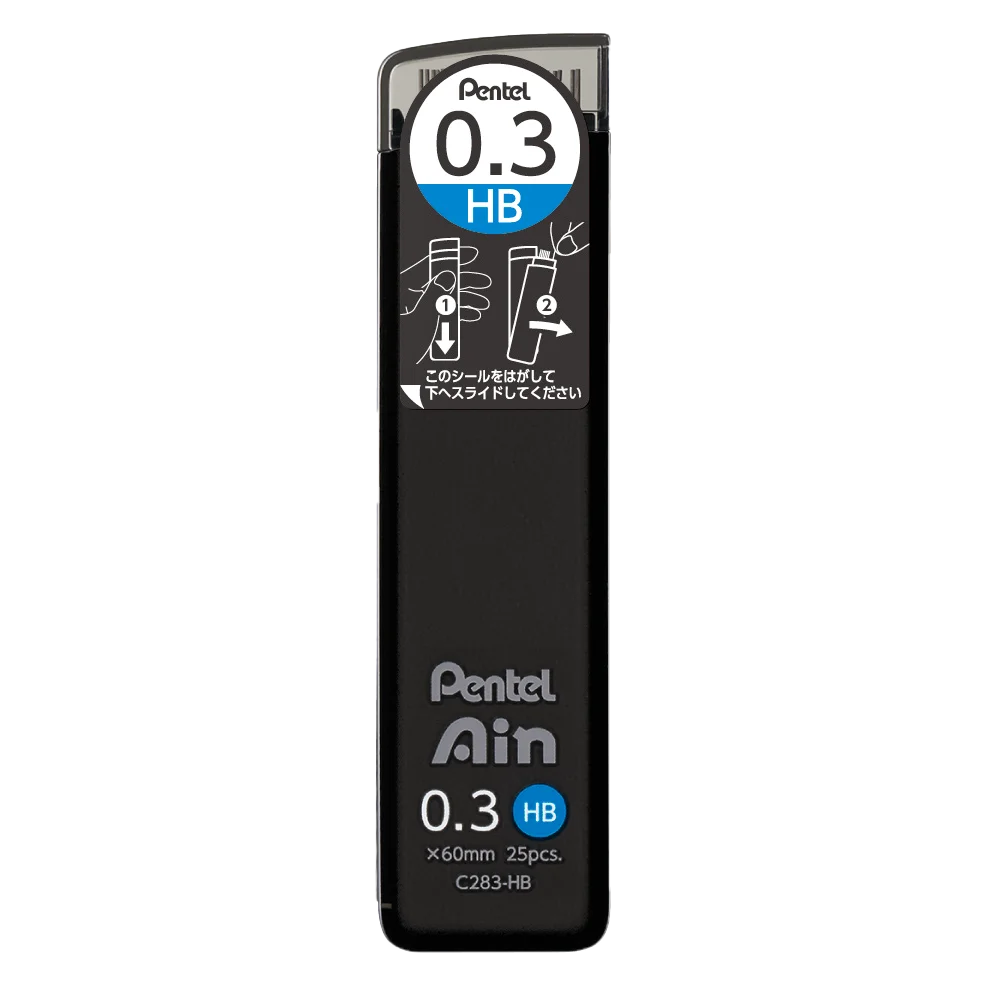 PENTEL Ain Pencil Lead 0.3mm HB