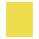 CLAIREFONTAINE Coloured Poster Paper 60x80cm 25s Lemon Yellow