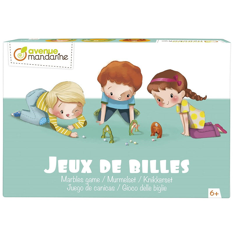 AVENUE MANDARINE Marbles Game Box