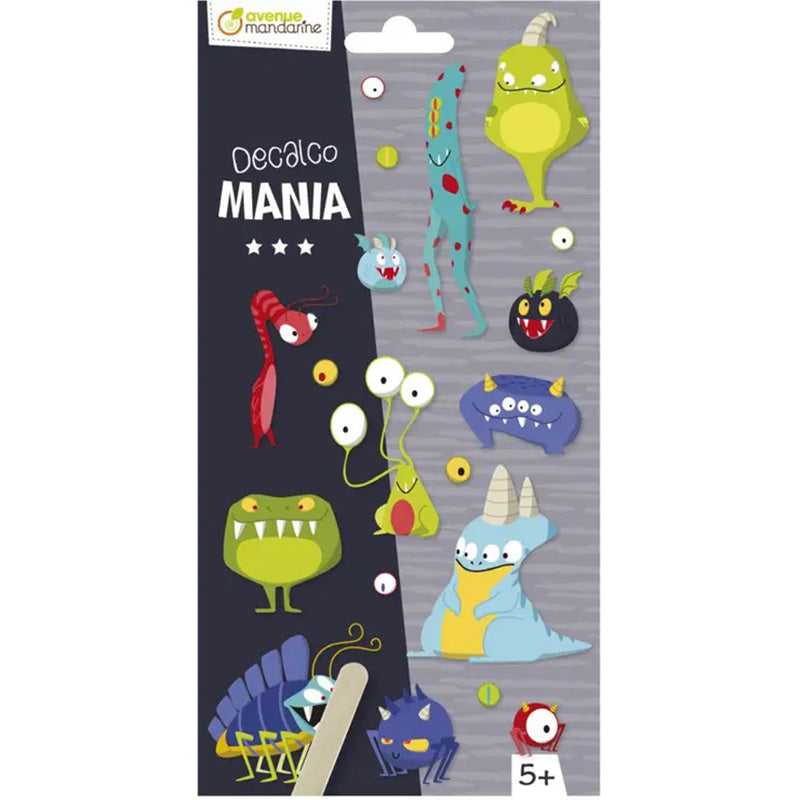 AVENUE MANDARINE Decalco Mania Monsters