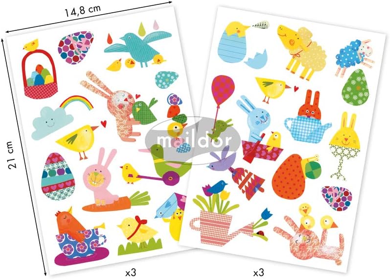 MAILDOR Baby Stickers Easter 6s