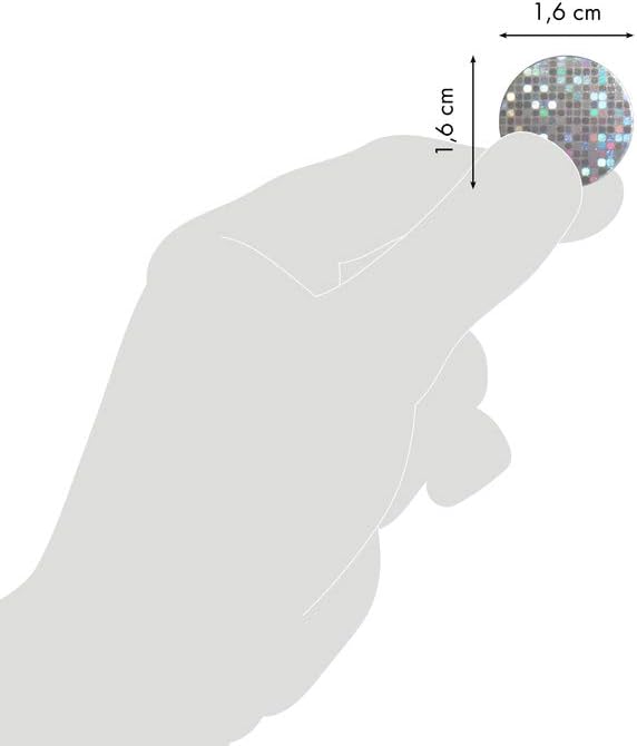 MAILDOR Geo Stickers Initial Holographic Geometric 4s