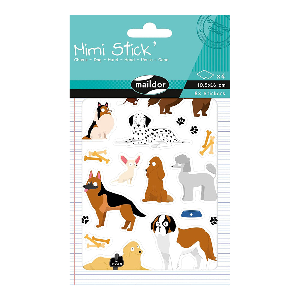 MAILDOR Deco Stickers Mimi Stick Dogs 4s