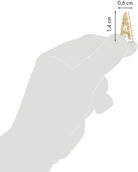 MAILDOR Deco Stickers Glitty Alphabet/Numbers Gold 2s