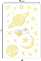 MAILDOR 3D Stickers Phospho' Stick Planets 2s