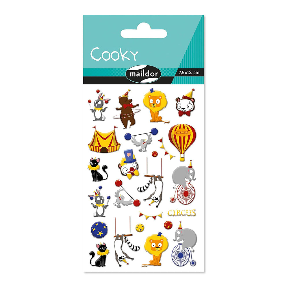 MAILDOR 3D Stickers Cooky Circus 1s