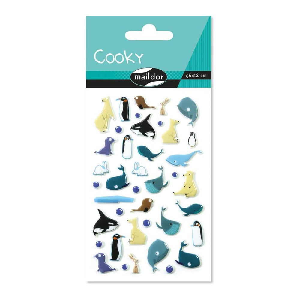 MAILDOR 3D Stickers Cooky Ice Floe 1s