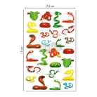 MAILDOR 3D Stickers Cooky Snakes 1s