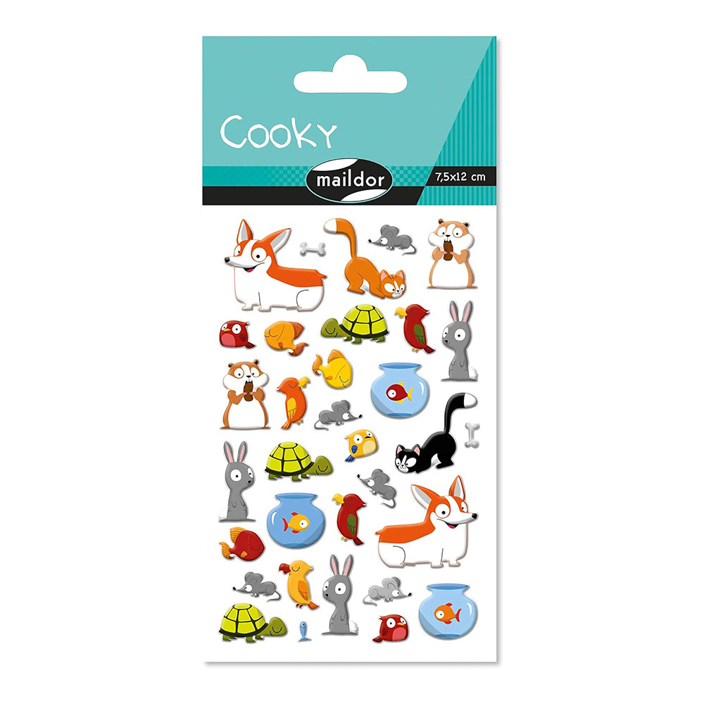MAILDOR 3D Stickers Cooky Domestic Animals 1s