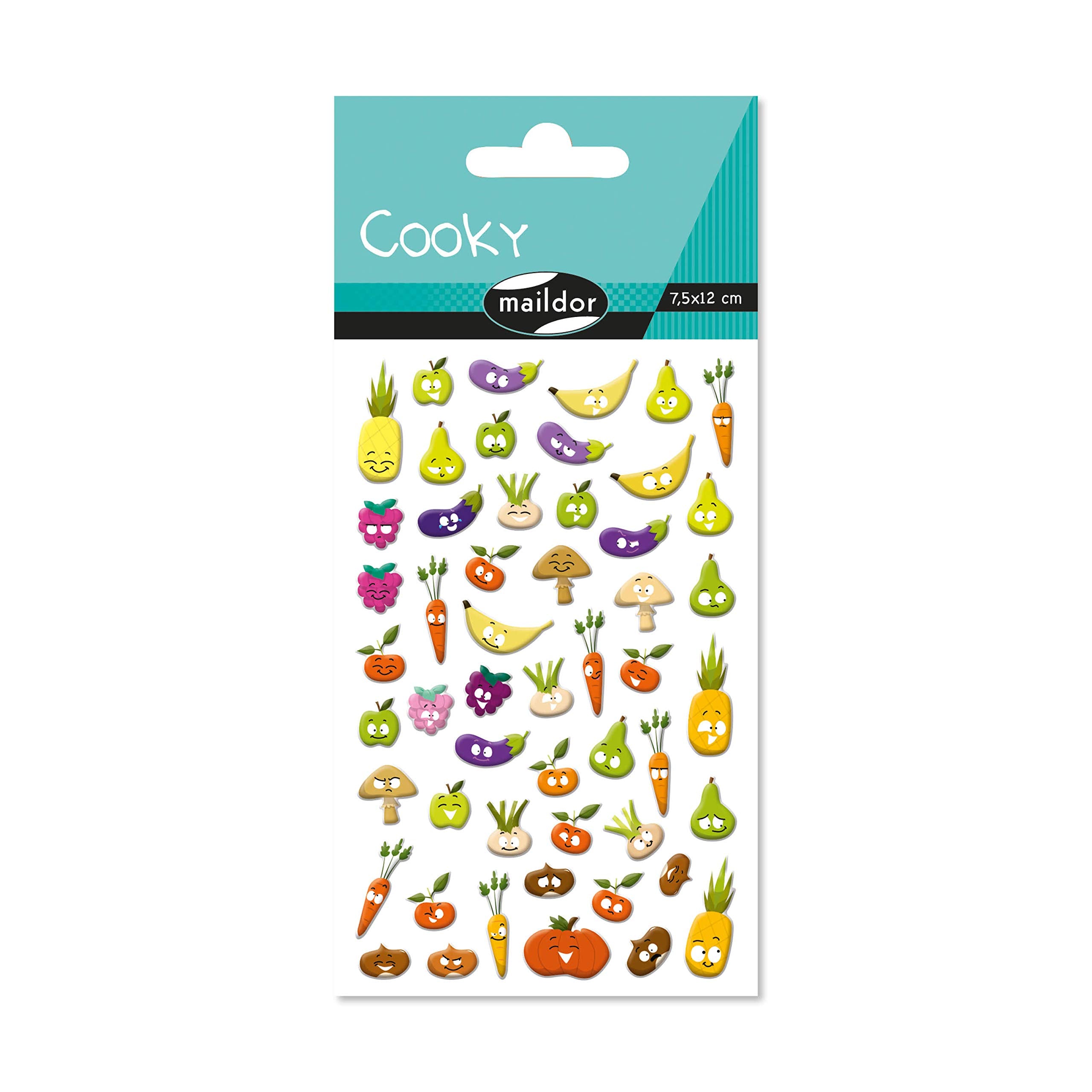 MAILDOR 3D Stickers Cooky Emoticons 1s