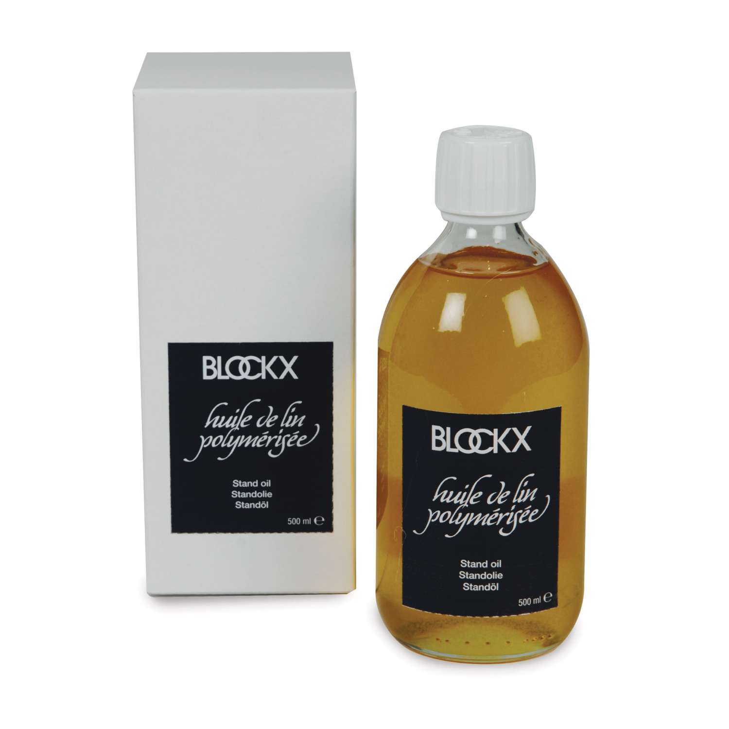 BLOCKX Polymerised Linseed Oil Glass Bottle 500ml