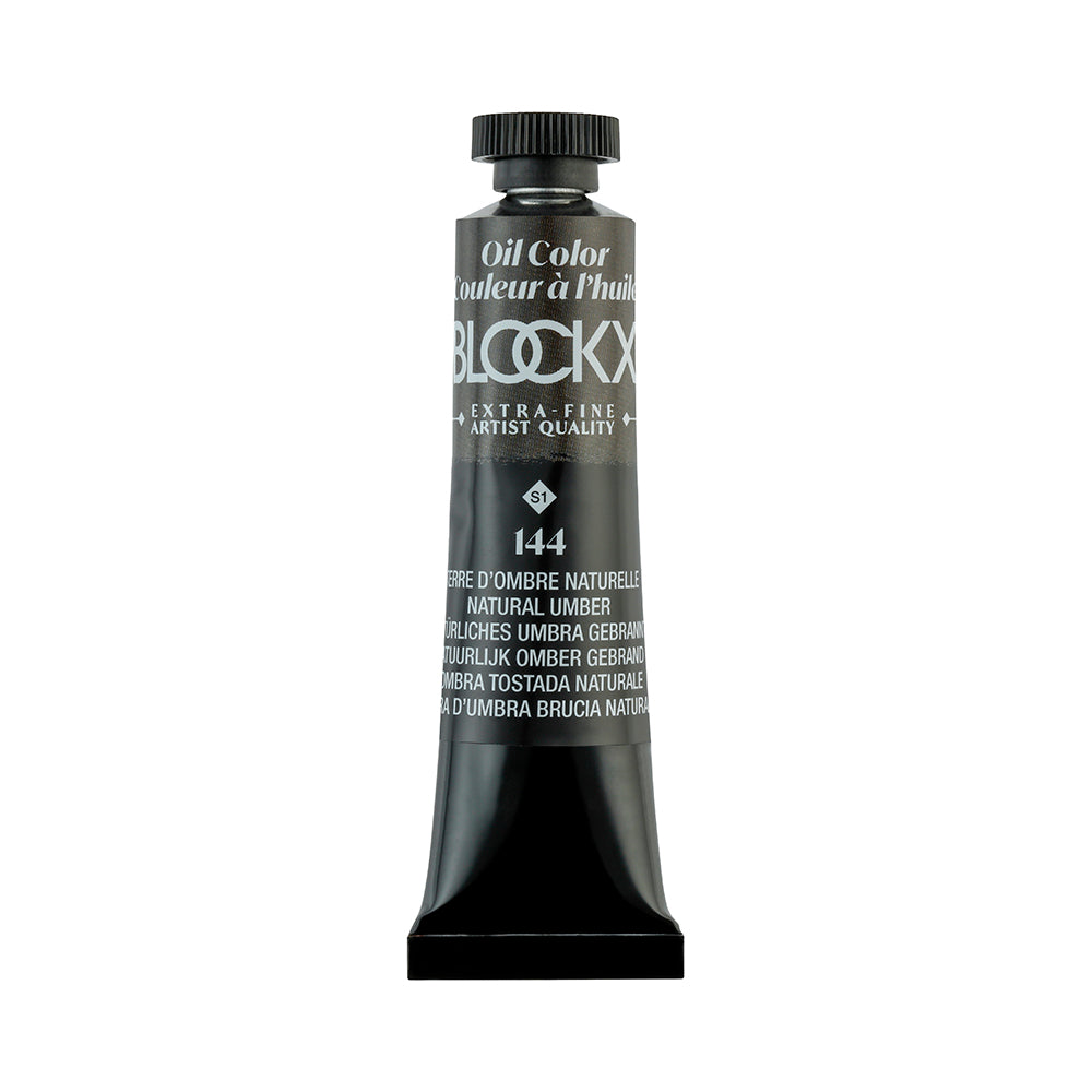 BLOCKX Premium Extra-Fine Oils Tube 20ml Natural Umber