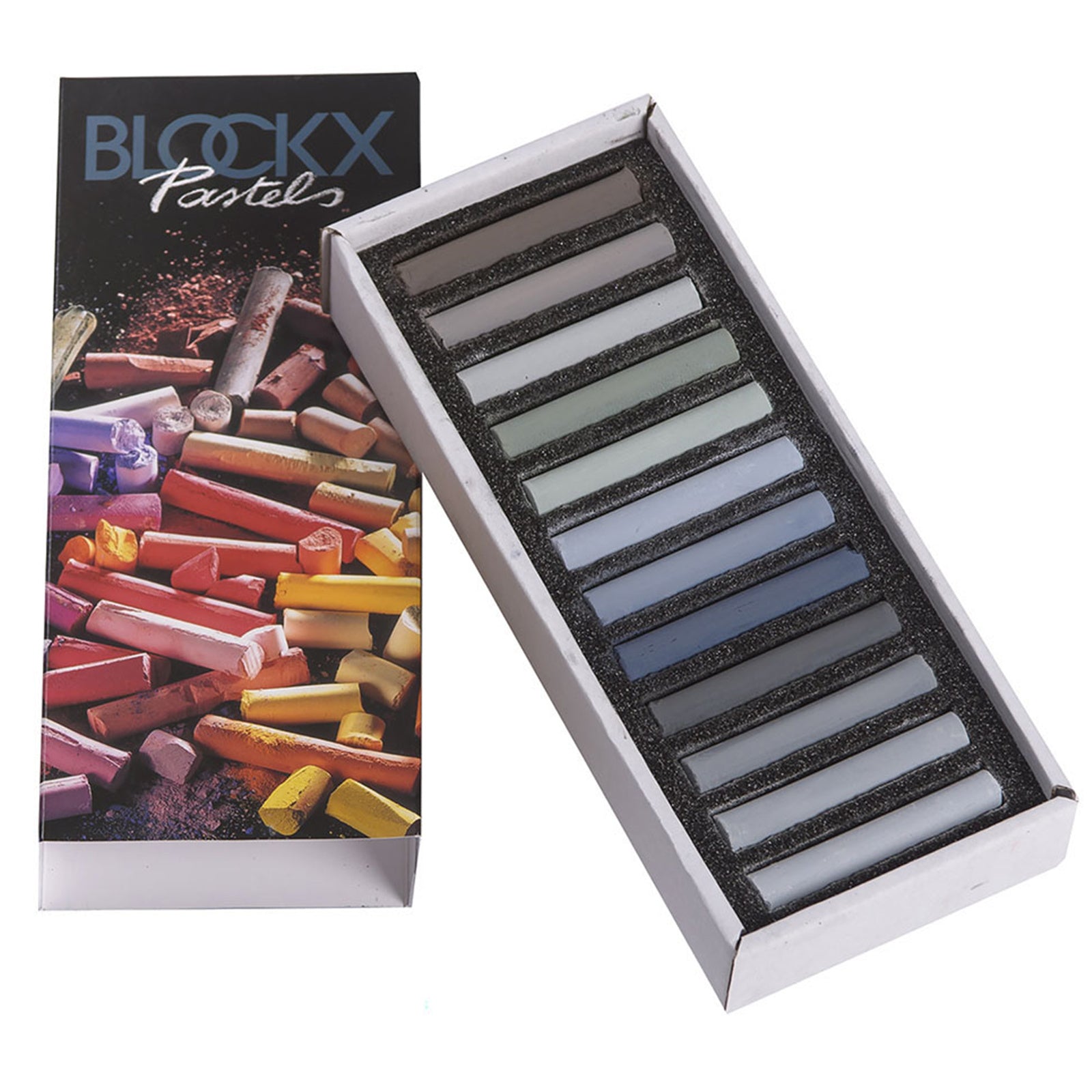 BLOCKX Pastels Cardboard Box Set of 12 Assorted