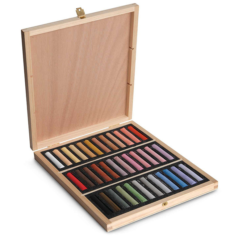 BLOCKX Pastels Wooden Box Set of 36 Portrait