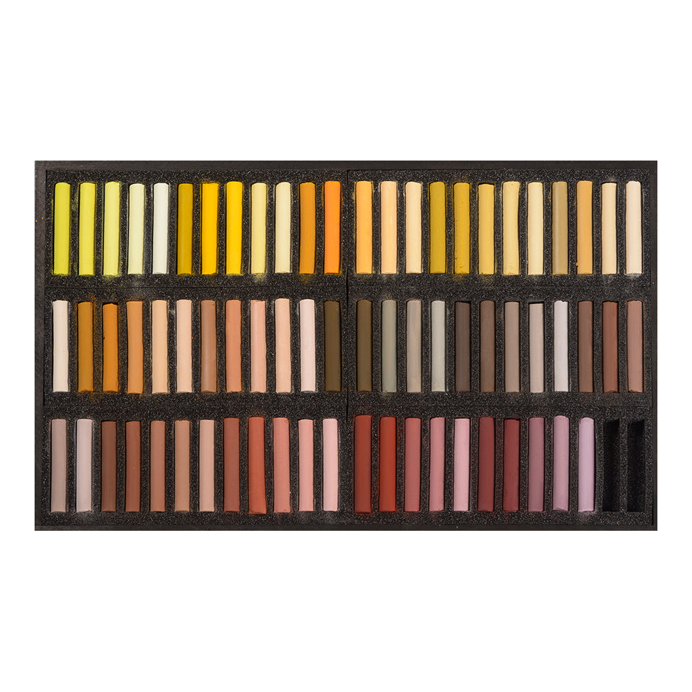 BLOCKX Pastels Wooden Box Set of 204 Full Assortment