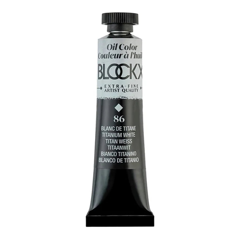 BLOCKX Premium Extra-Fine Oils Tube 20ml Titanium White