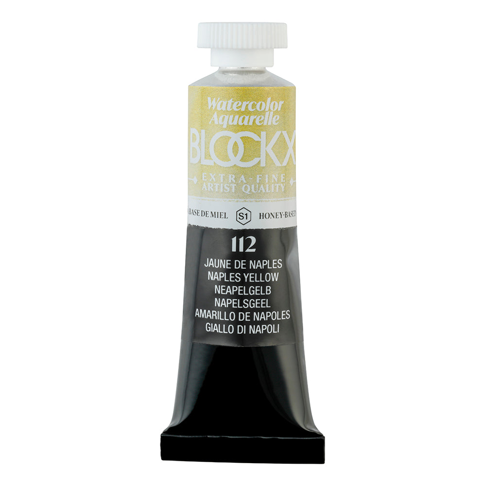 BLOCKX Artists' Watercolour Tube 15ml Naples Yellow