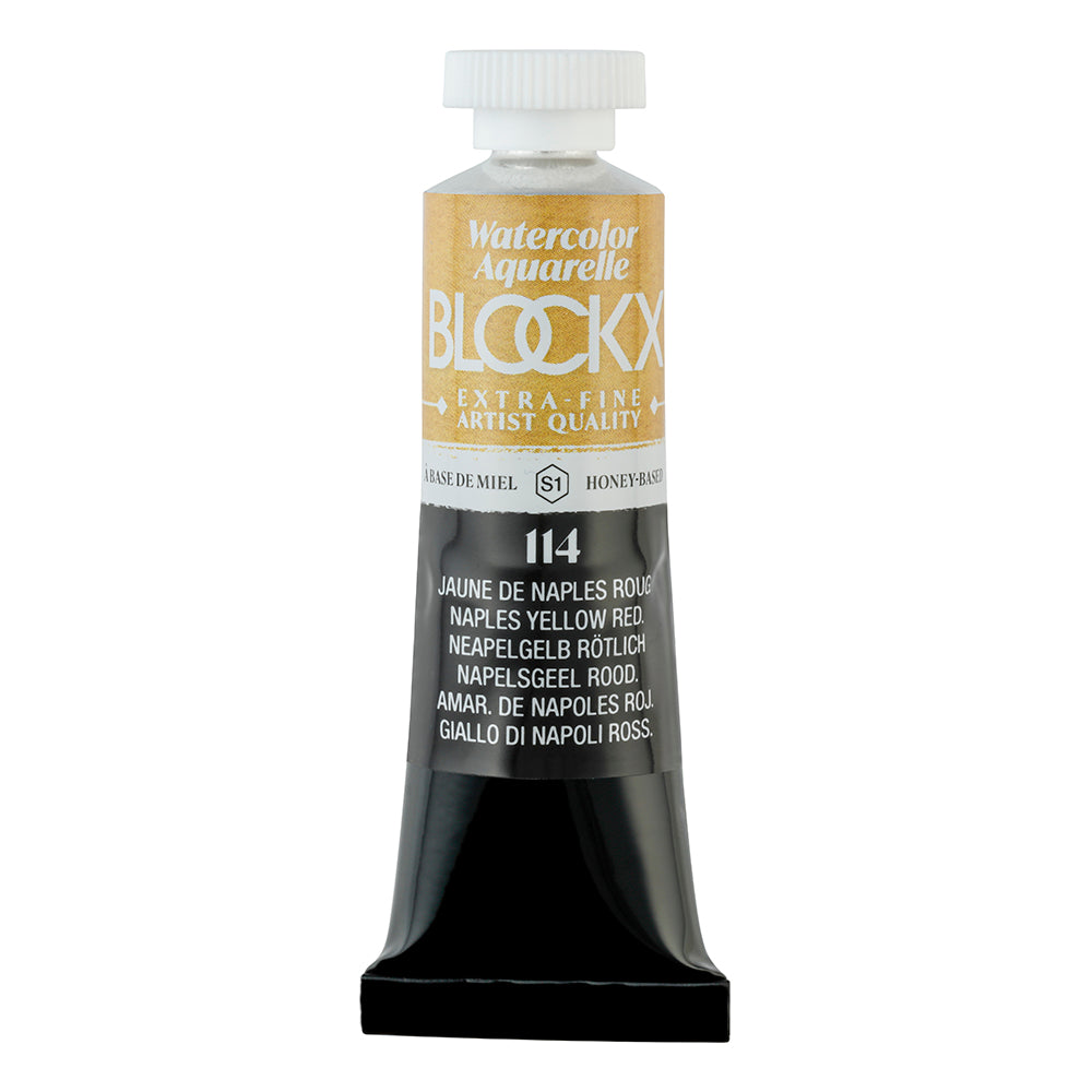 BLOCKX Artists' Watercolour Tube 15ml Naples Yellow Reddish