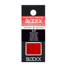 BLOCKX Artists' Watercolour Half Pan 1.5ml Blockx Red