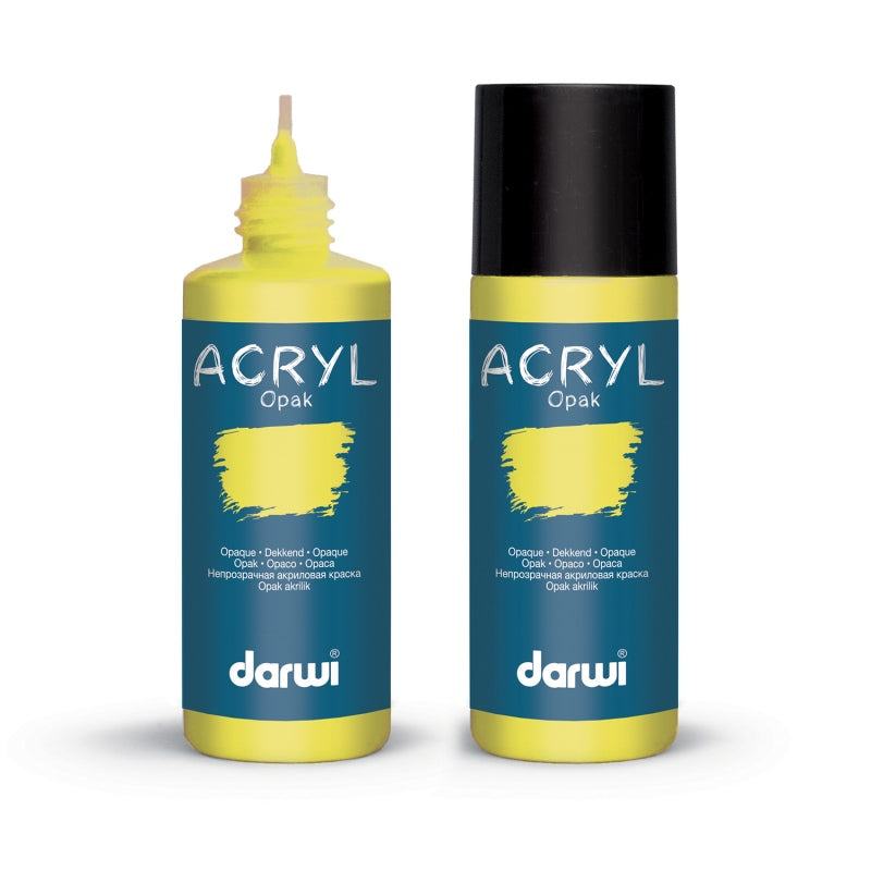 DARWI Acryl Opak 80ml Dark Yellow