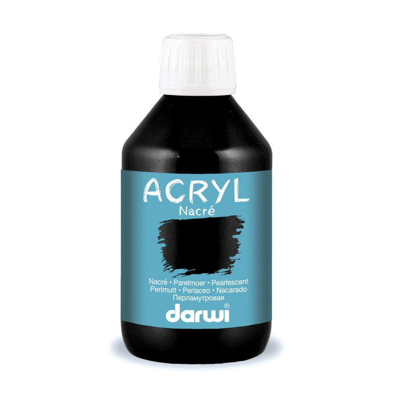 DARWI Acryl Pearlescent 250ml Black