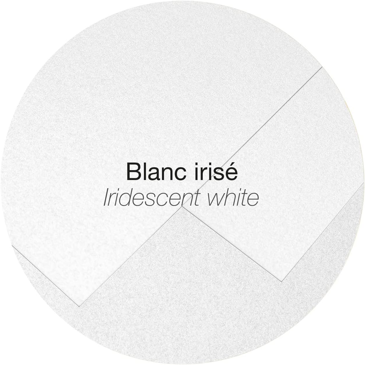 POLLEN Iridescent Envelopes 120g 75x100mm White 20s