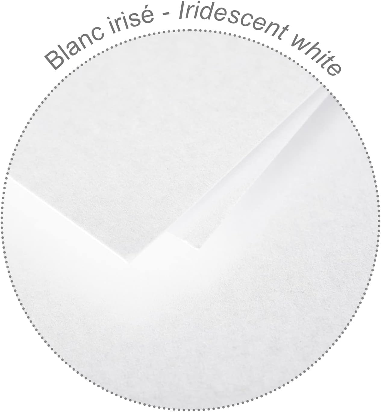 POLLEN Iridescent Envelopes 120g 110x220mm White 20s