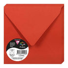 POLLEN Envelopes 120g 140x140mm Coral Red
