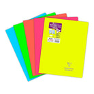 CLAIREFONTAINE Koverbook Neon Stapled Notebook 24x32cm 48s Seyes Assorted