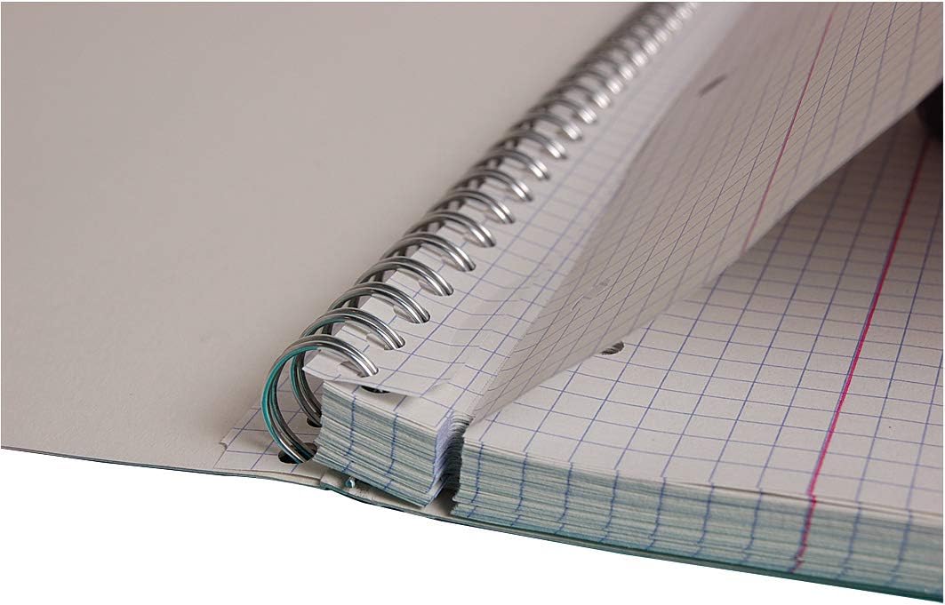 CLAIREFONTAINE Forever Premium Wirebound Notebook 4 Holes punched A4+ 70g 5x5 Sq+Margin