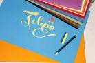CLAIREFONTAINE Tulipe Coloured Drawing Paper A4 160g 100s Turquoise