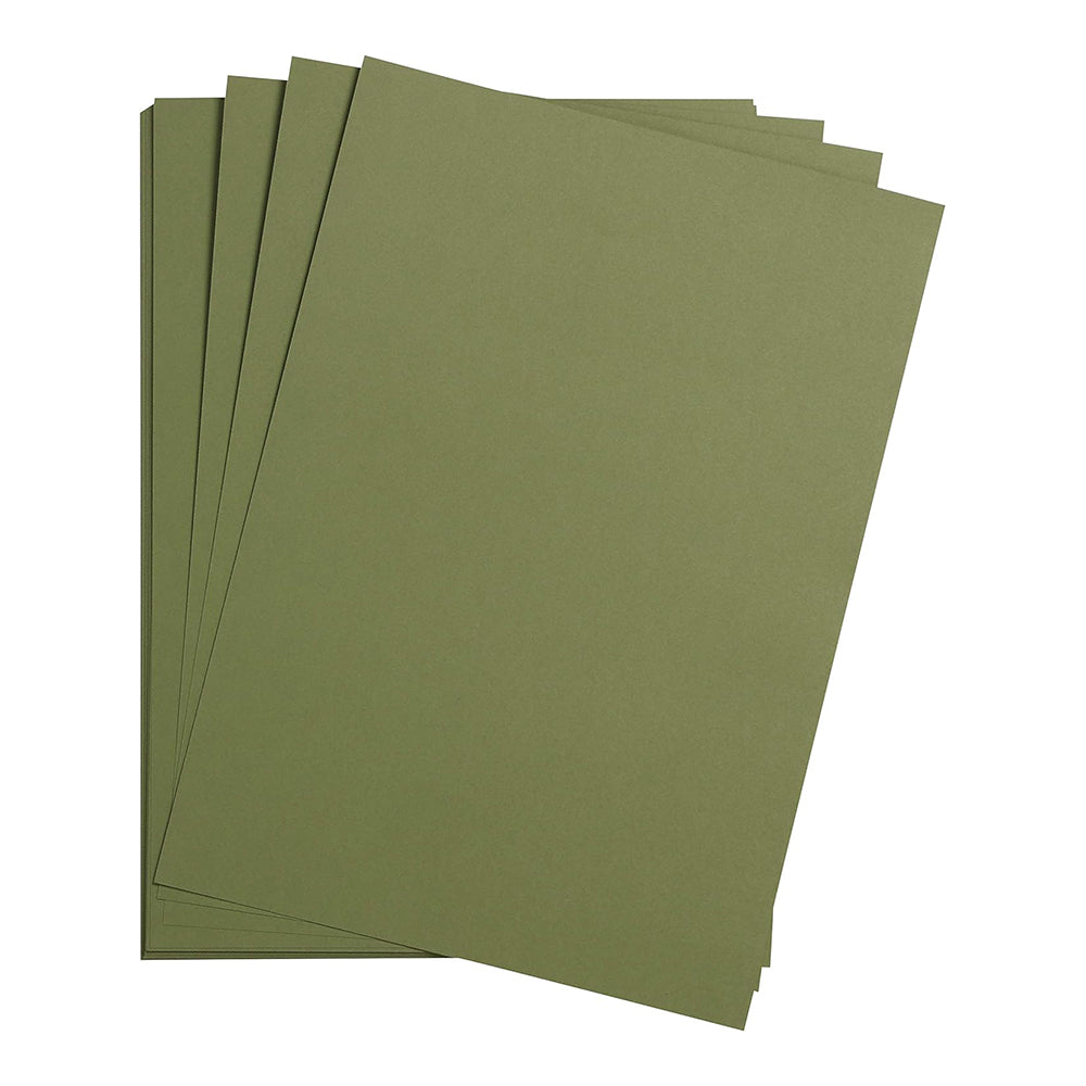 CLAIREFONTAINE Maya Coloured Paper A4 185g 25s Khaki