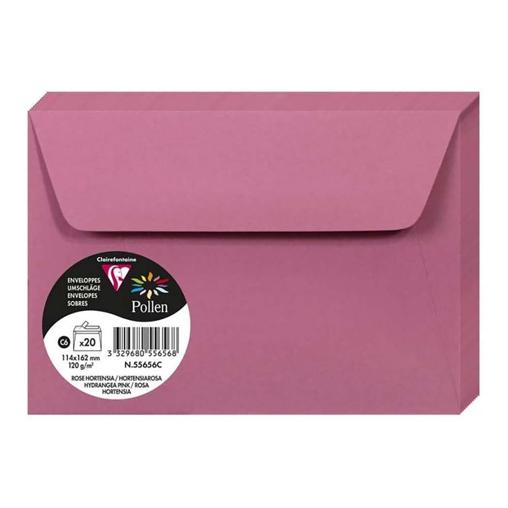 POLLEN Envelopes 120g 114x162mm Hydrangea 20s