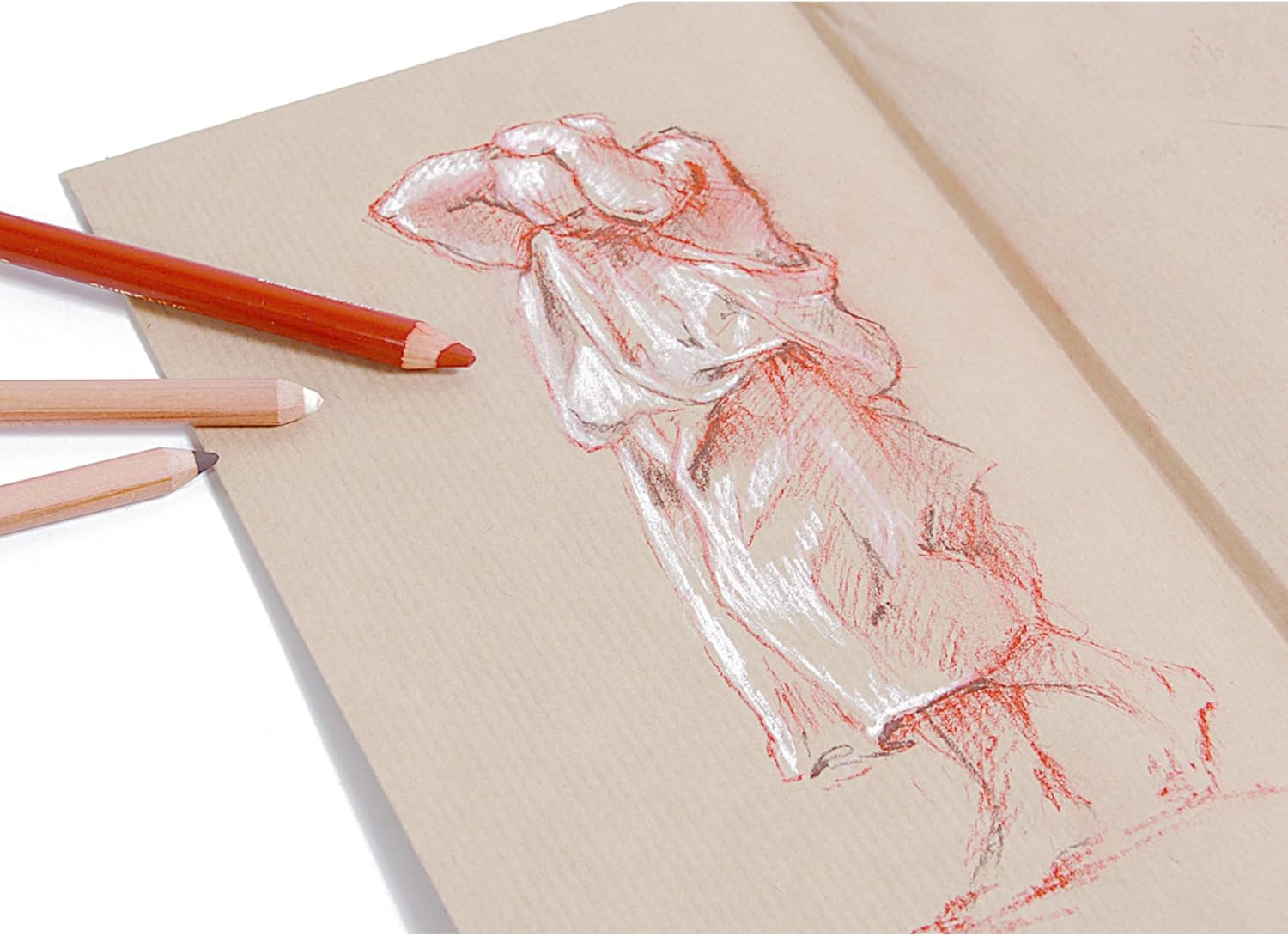 CLAIREFONTAINE Laid Brown Kraft Ream A4 90g 100s